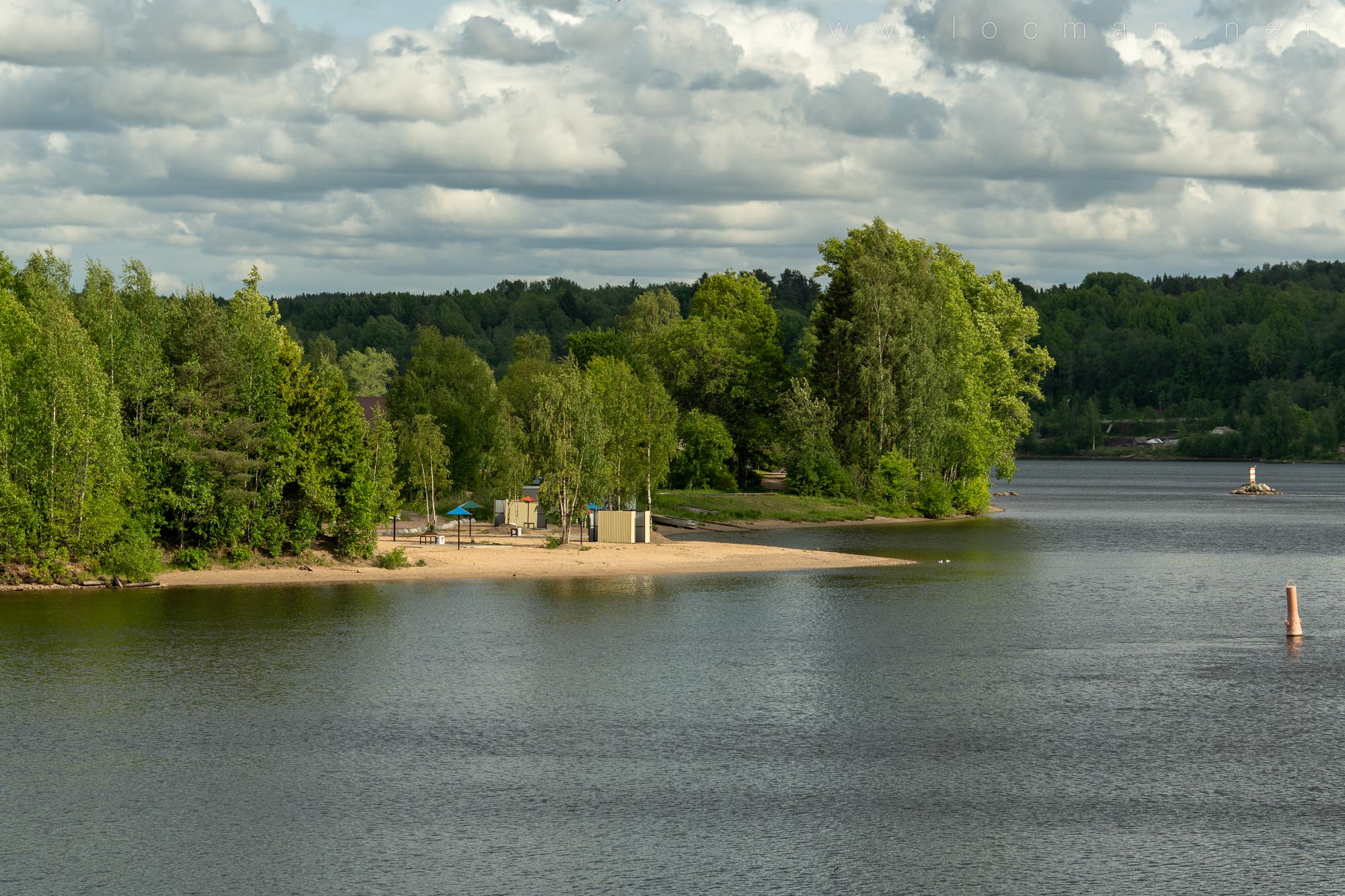 Пляж в посёлке Никольский Пляж в посёлке Никольский