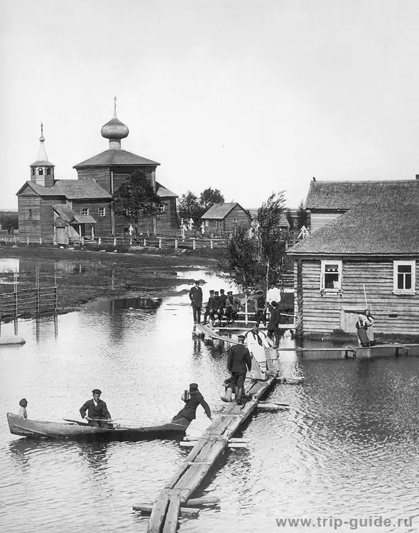Наводнение на Ладожском канале, 1908 г. Наводнение на Ладожском канале, 1908 г.
