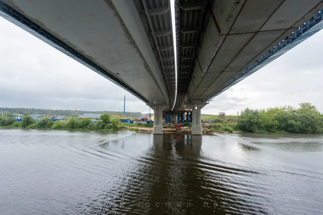 Мост через Москву реку Южно-Лыткаринской дороги