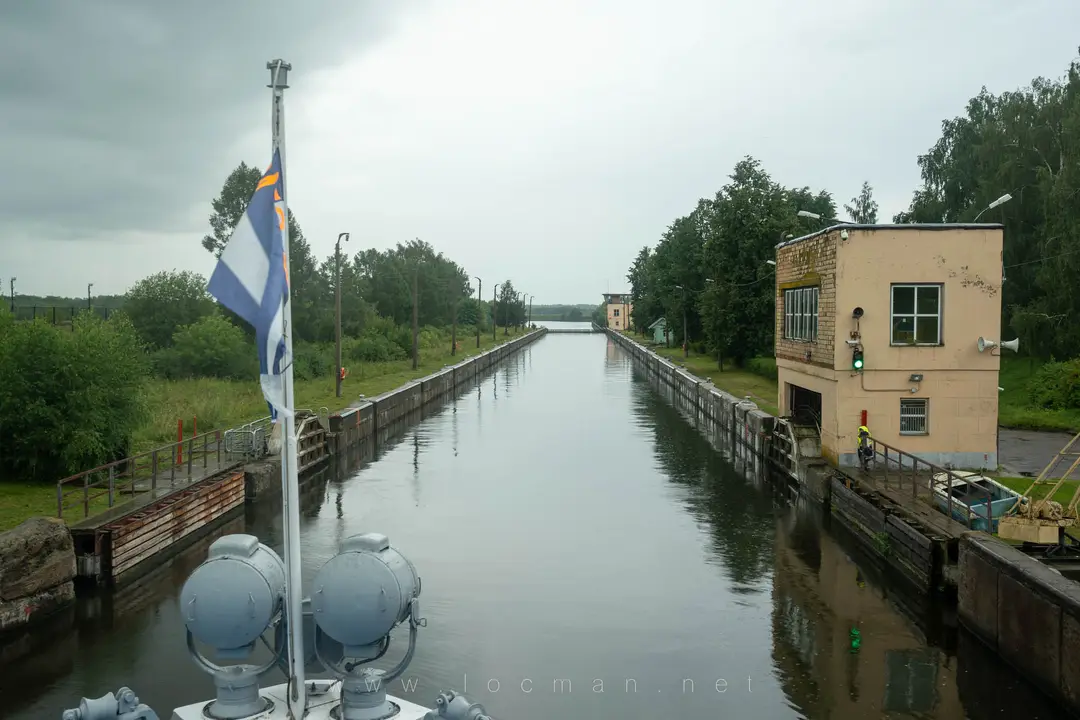 Шлюз Софьино на реке Москве
