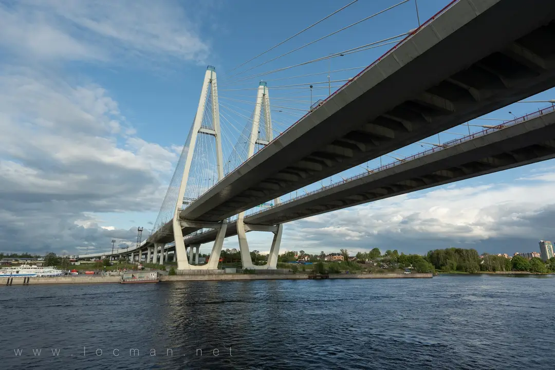 Вантовый мост в Петербурге, фото