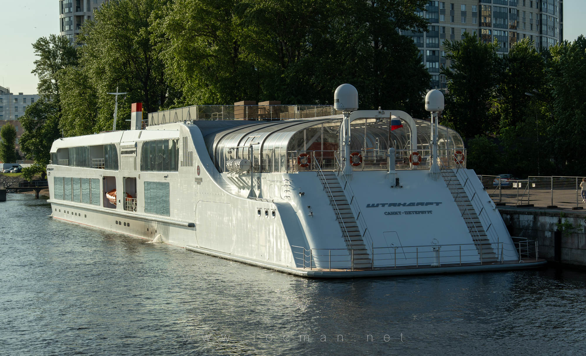 Яхта «Штандарт», корма